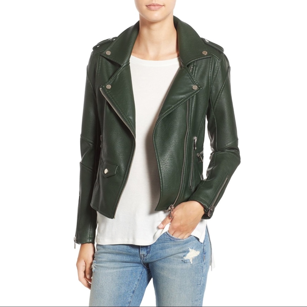 BLANKNYC Easy Rider Faux Leather Moto Jacket